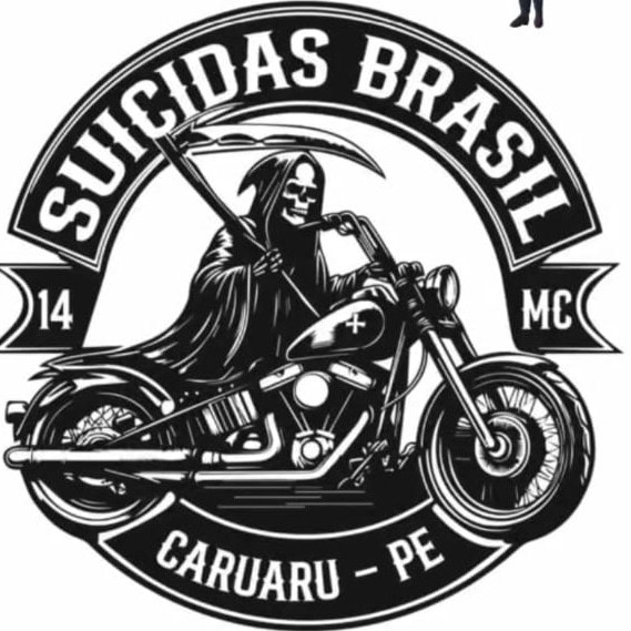 Brasão do SUICIDAS BRASIL MC