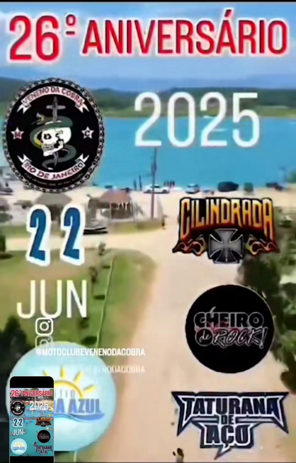 Infelizmente não existe Capa do Evento 26º ANIVERSÁRIO DO VENENO DA COBRA MC